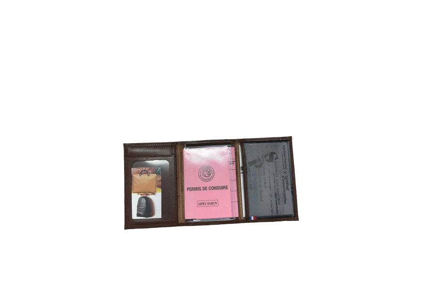 Frandi 222/23 RFID frandi - veau - porte cartes identité 3 volets porte cartes