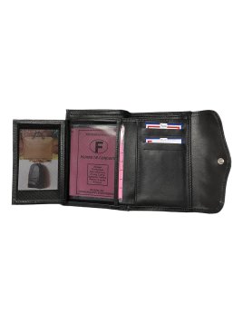 Frandi 591/23 RFID - VEAU - NOIR frandi - veau - portefeuille femme pmpb