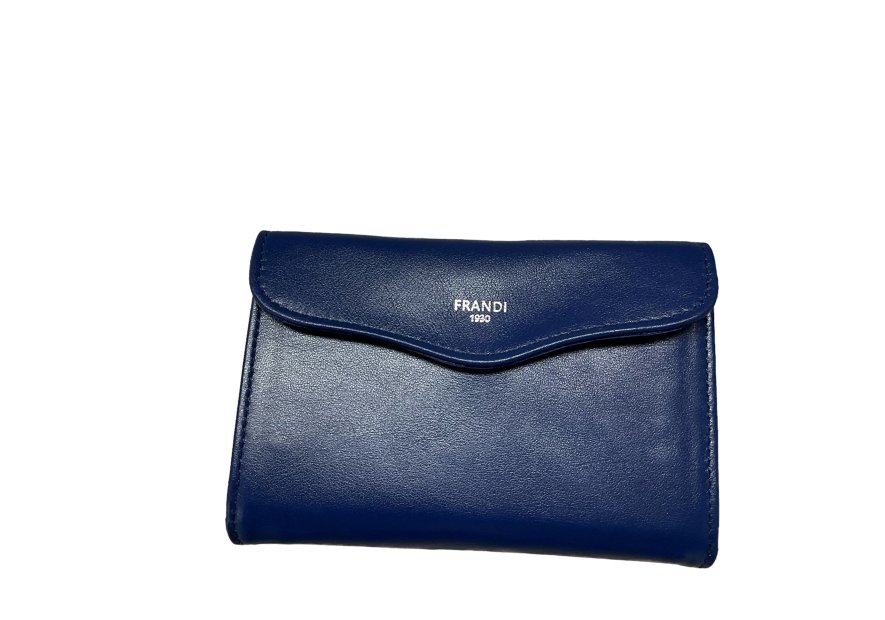 Frandi 591/23 RFID - VEAU - BLEU ZAFFIR frandi - veau - portefeuille femme pmpb