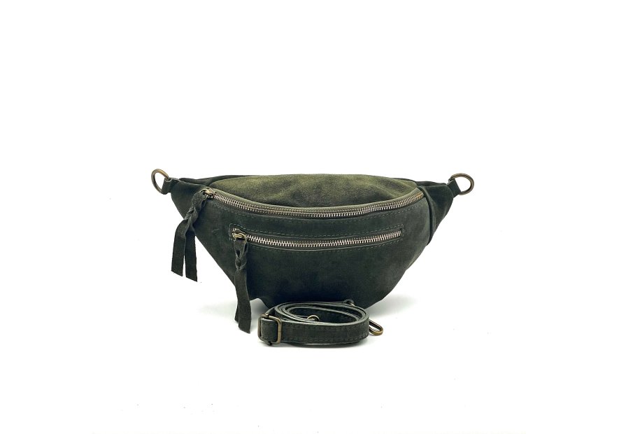 doris BANANE CLASSIQUE DAI - CUIR DE V doris- daim- banane Sacs à mains