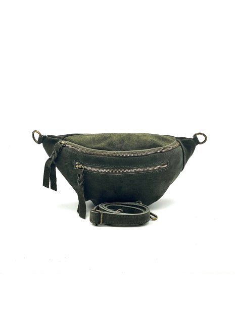 doris BANANE CLASSIQUE DAI - CUIR DE V doris- daim- banane sacs-a-mains