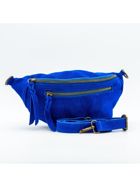 doris BANANE CLASSIQUE DAI - CUIR DE V doris- daim- banane sacs-a-mains