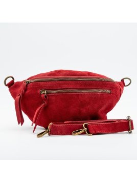 doris BANANE CLASSIQUE DAI - CUIR DE V doris- daim- banane Sacs à mains