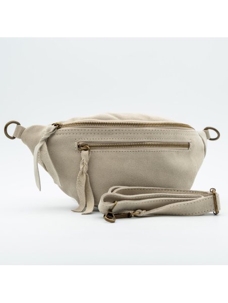 doris BANANE CLASSIQUE DAI - CUIR DE V doris- daim- banane Sacs à mains