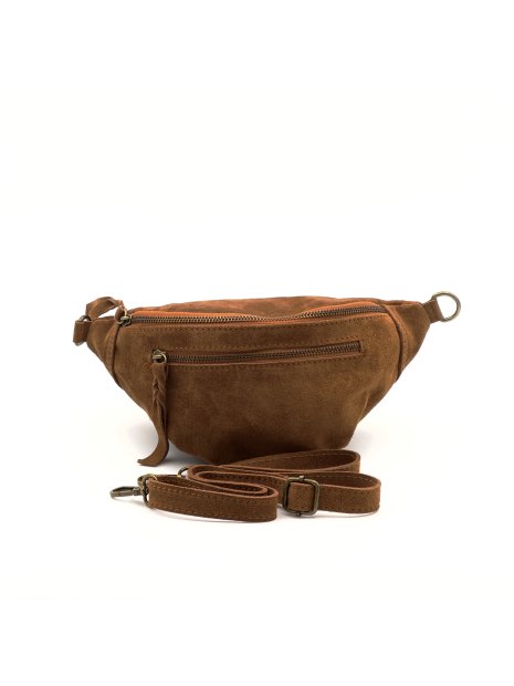 doris BANANE CLASSIQUE DAI - CUIR DE V doris- daim- banane sacs-a-mains