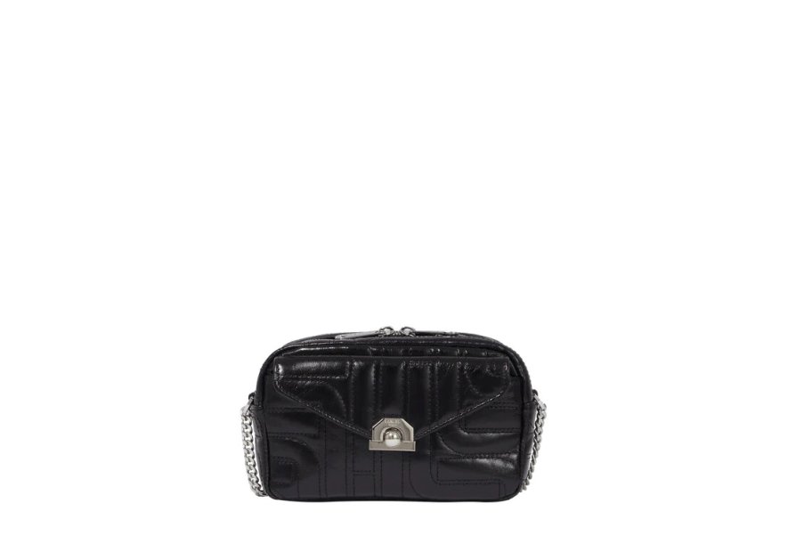 Lancel A12955 - CUIR DE VACHETTE - NOIR lancel-midi minuit-camera bag Sacs à mains