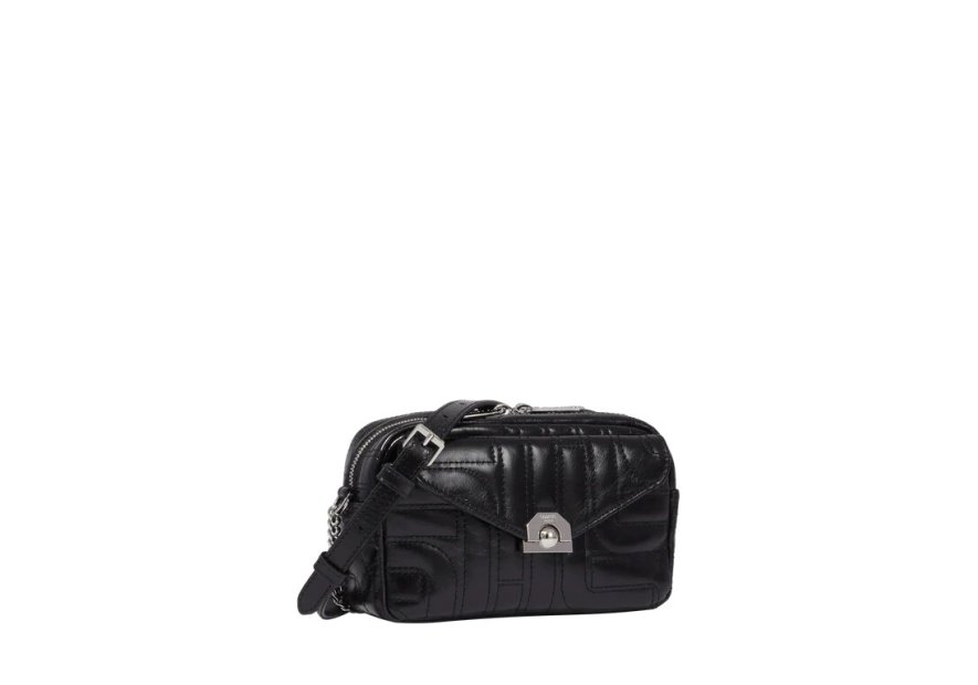 Lancel A12955 - CUIR DE VACHETTE - NOIR lancel-midi minuit-camera bag Sacs à mains