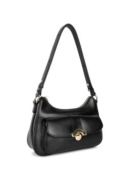 Lancaster 531-007 - CUIR DE VACHETTE - NOI lancaster - paris medaille - besace m Sacs à mains