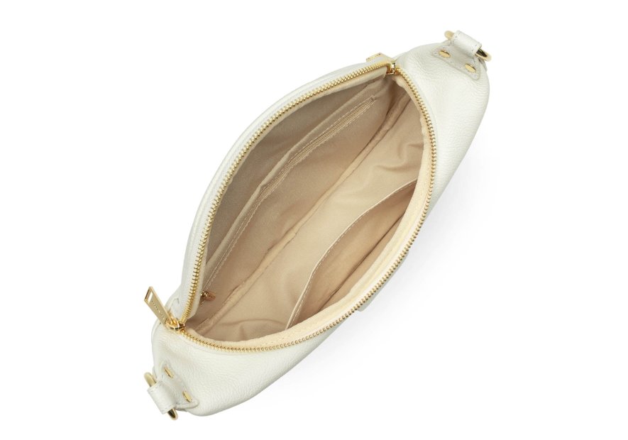 Lancaster 529-85 - CUIR DE VACHETTE - BLAN sac banane l dune Sacs à mains