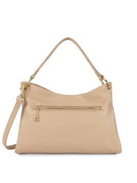 Lancaster 529-86 - CUIR DE VACHETTE - BEIG dune - sac besace carré Sacs à mains