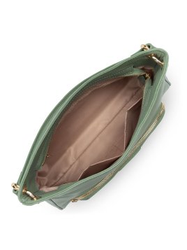 Lancaster 529-86 - CUIR DE VACHETTE - JADE dune - sac besace carré Sacs à mains