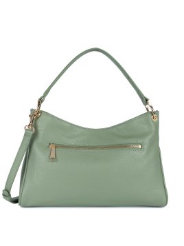 Lancaster 529-86 - CUIR DE VACHETTE - JADE dune - sac besace carré Sacs à mains