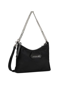 Lancaster 510-67 - NYLON/POLYAMIDE - NOIR lancaster- basic prénium - sac hobo mini Sacs à mains