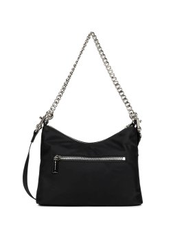 Lancaster 510-67 - NYLON/POLYAMIDE - NOIR lancaster- basic prénium - sac hobo mini Sacs à mains