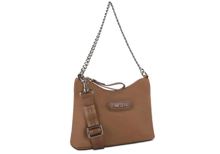 Lancaster 510-67 - NYLON/POLYAMIDE - CAMEL lancaster- basic prénium - sac hobo mini Sacs à mains