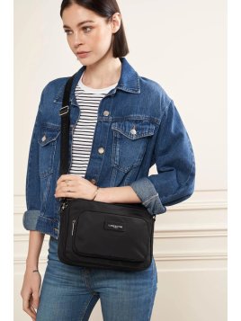 Lancaster 510-77 - NYLON/POLYAMIDE - NOIR sac bandoulière trotteur m basic vista lancaster Sacs à mains