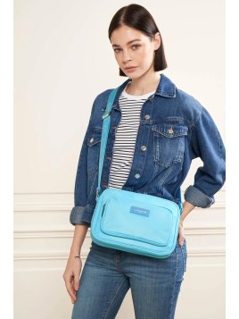 Lancaster 510-77 - NYLON/POLYAMIDE - BLEU  sac bandoulière trotteur m basic vista lancaster Sacs à mains