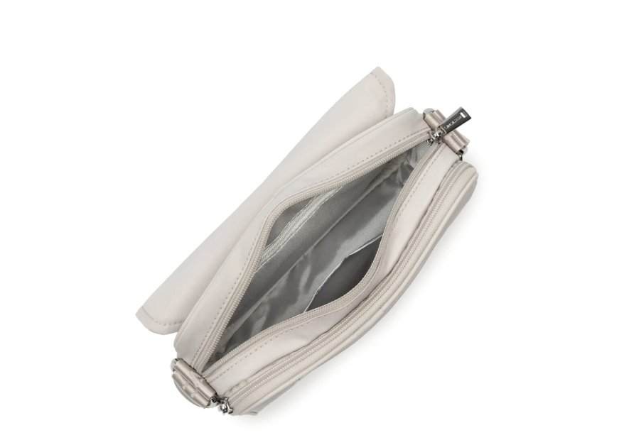 Lancaster 510-78 - NYLON/POLYAMIDE - GRIS  sac gibecière bandoulière basic vita lancaster Sacs à mains
