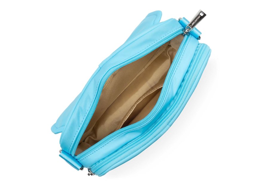 Lancaster 510-78 - NYLON/POLYAMIDE - BLEU  sac gibecière bandoulière basic vita lancaster Sacs à mains