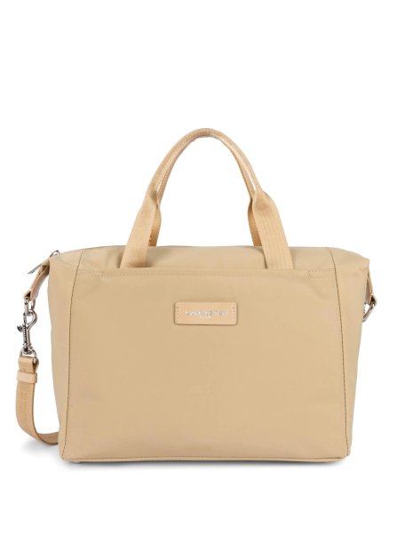 Lancaster 510-81 - NYLON/POLYAMIDE - SABLE sac porté main bandoulière basic vista lancaster sacs-a-mains