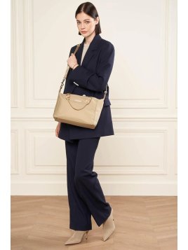 Lancaster 510-81 - NYLON/POLYAMIDE - SABLE sac porté main bandoulière basic vista lancaster Sacs à mains