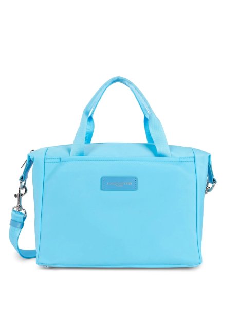 Lancaster 510-81 - NYLON/POLYAMIDE - BLEU  sac porté main bandoulière basic vista lancaster sacs-a-mains
