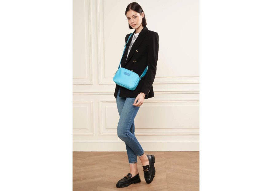 Lancaster 510-76 - NYLON/POLYAMIDE - BLEU  sac bandoulière trotteur s basic vita lancaster Sacs à mains