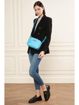 Lancaster 510-76 - NYLON/POLYAMIDE - BLEU  sac bandoulière trotteur s basic vita lancaster Sacs à mains