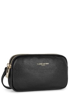 Lancaster 129-30 - CUIR DE VACHETTE - NOIR mini sac ceinture dune lancaster Sacs à mains