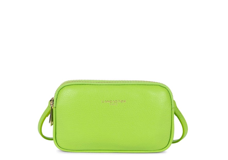 Lancaster 129-30 - CUIR DE VACHETTE - VERT mini sac ceinture dune lancaster Sacs à mains