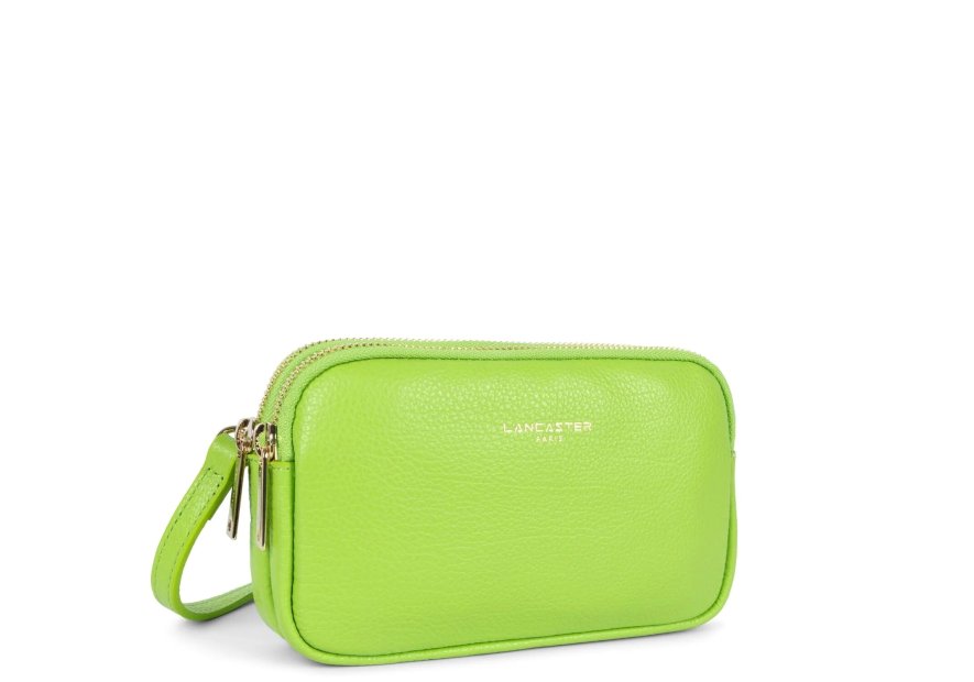 Lancaster 129-30 - CUIR DE VACHETTE - VERT mini sac ceinture dune lancaster Sacs à mains
