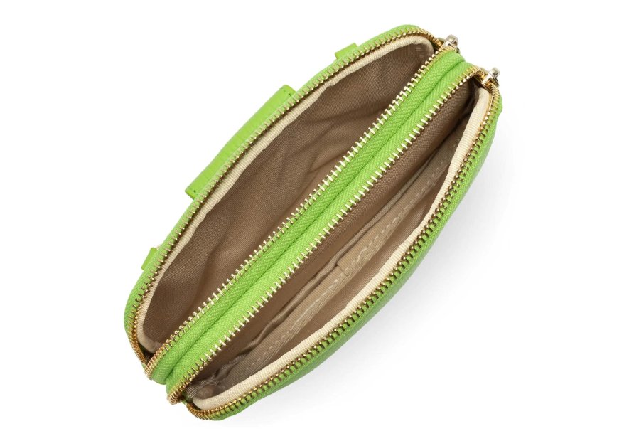 Lancaster 129-30 - CUIR DE VACHETTE - VERT mini sac ceinture dune lancaster Sacs à mains