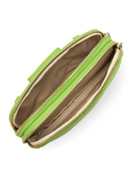 Lancaster 129-30 - CUIR DE VACHETTE - VERT mini sac ceinture dune lancaster Sacs à mains