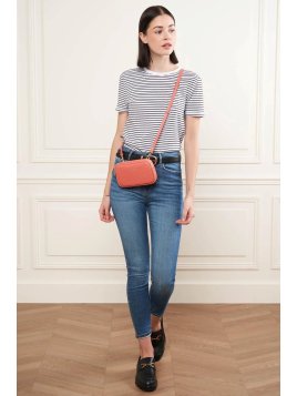 Lancaster 129-30 - CUIR DE VACHETTE - ROSE mini sac ceinture dune lancaster Sacs à mains