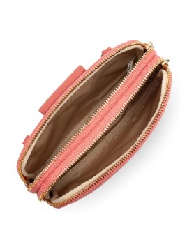 Lancaster 129-30 - CUIR DE VACHETTE - ROSE mini sac ceinture dune lancaster Sacs à mains