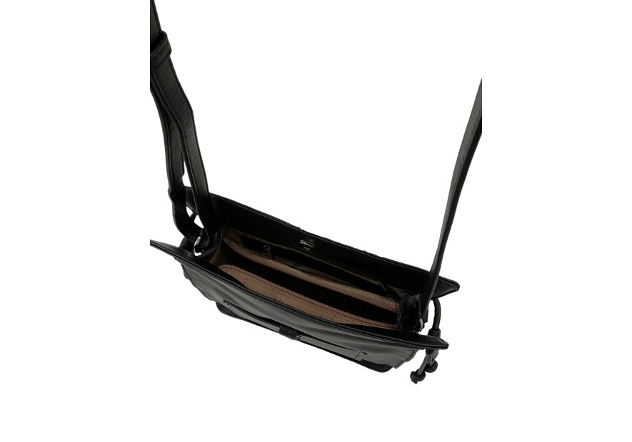 Francinel 22761 - CUIR DE VACHETTE - NOIR francinel-porté épaule Loisirs