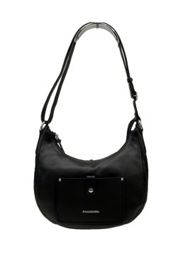 Francinel 22762 - CUIR DE VACHETTE - NOIR francinel-porté épaule Sacs à mains