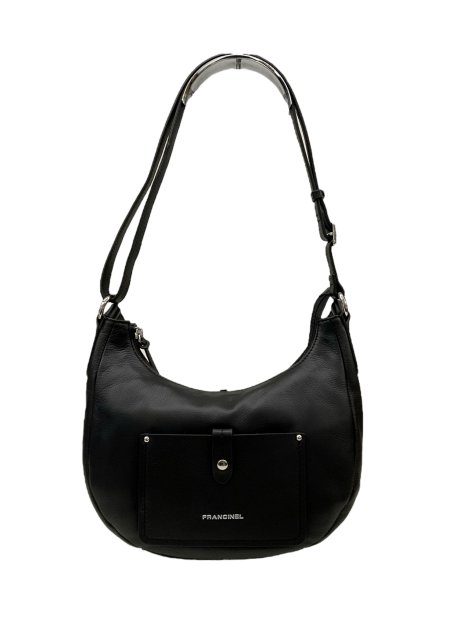 Francinel 22762 - CUIR DE VACHETTE - NOIR francinel-porté épaule sacs-a-mains