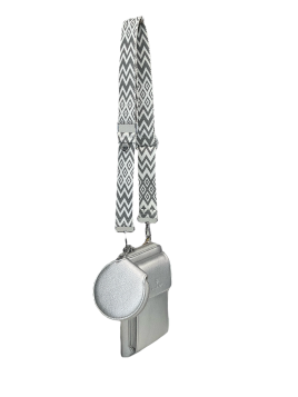 MIA & JOY MJ1711 - POLYURÉTHANE - ARGENT mia & joy-janice-pochette télephone Sacs à mains