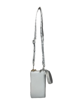 MIA & JOY MJ1711 - POLYURÉTHANE - ARGENT mia & joy-janice-pochette télephone Sacs à mains