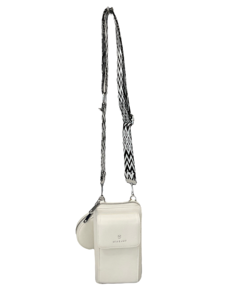 MIA & JOY MJ1711 - POLYURÉTHANE - BLANC mia & joy-janice-pochette télephone Sacs à mains