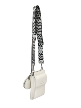 MIA & JOY MJ1711 - POLYURÉTHANE - BLANC mia & joy-janice-pochette télephone Sacs à mains