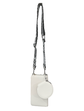 MIA & JOY MJ1711 - POLYURÉTHANE - BLANC mia & joy-janice-pochette télephone Sacs à mains