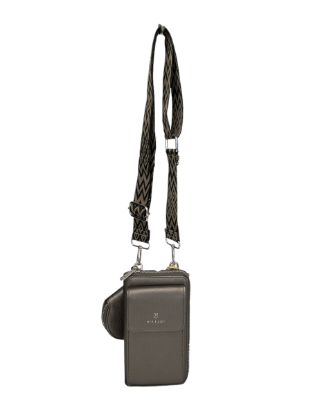 MIA & JOY MJ1711 - POLYURÉTHANE - BRONZE mia & joy-janice-pochette télephone Sacs à mains