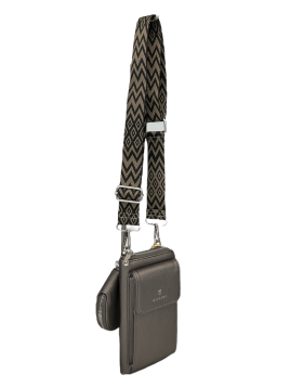 MIA & JOY MJ1711 - POLYURÉTHANE - BRONZE mia & joy-janice-pochette télephone Sacs à mains