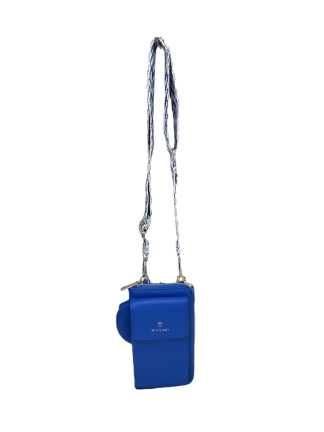 MIA &  JOY MJ1711 - POLYURÉTHANE - BLEU ROI mia & joy-janice-pochette télephone sacs-a-mains