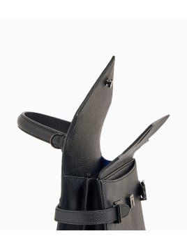 Le Tanneur TEMI1014 - CUIR DE VACHETTE - NO sac à main double rabat taille m Sacs à mains