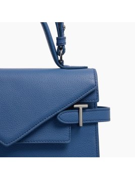 Le Tanneur TEMI1014 - CUIR DE VACHETTE - HO sac à main double rabat taille m Sacs à mains