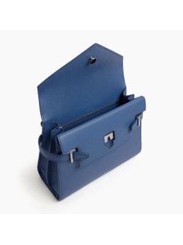 Le Tanneur TEMI1014 - CUIR DE VACHETTE - HO sac à main double rabat taille m Sacs à mains