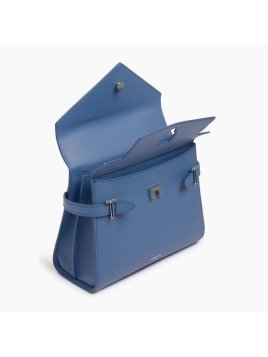 Le Tanneur TEMI1014 - CUIR DE VACHETTE - HO sac à main double rabat taille m Sacs à mains